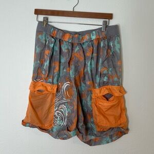 Free People Movement Colorburst Hike Shorts Water Resistant Cargo Size XL